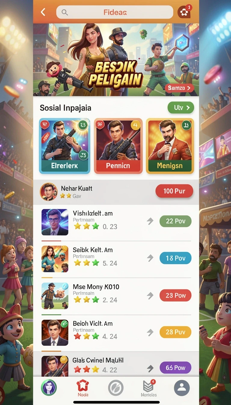 7svip - Tampilan antarmuka yang menarik dan mudah digunakan.