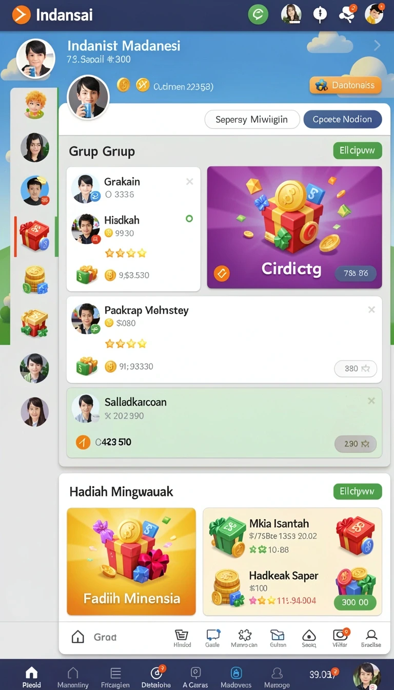 anoboy - Tangkapan layar ketiga memperlihatkan interaksi dalam komunitas game.