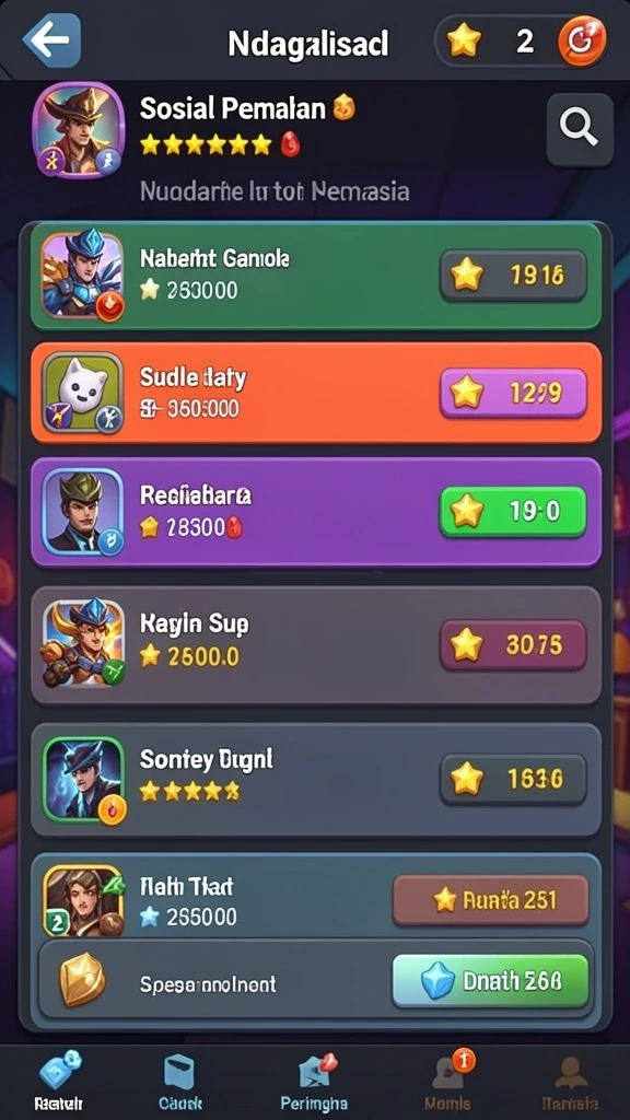 hargatoto - Screenshot menampilkan pengguna yang sedang bersaing dalam tantangan.