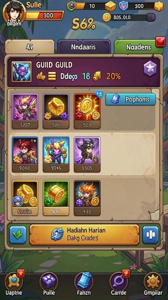 hr89 - Screenshot fitur multiplayer dengan teman-teman.