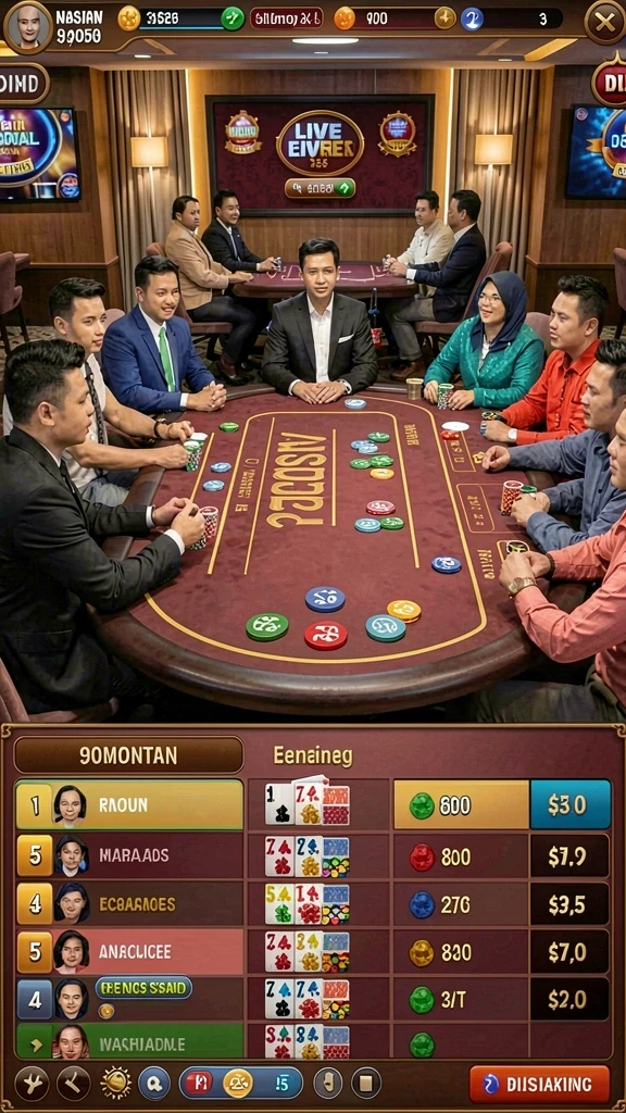 rr777 - Momen seru saat bermain dengan teman-teman.
