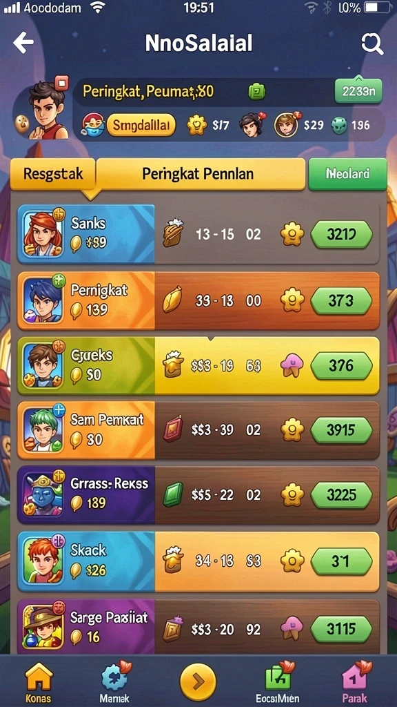 topanhoki - Mode multiplayer yang seru untuk bersaing dengan teman.