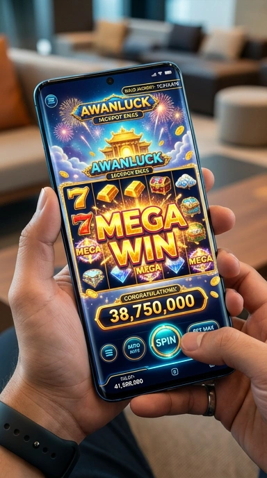 Layar utama awanluck — antarmuka bersih setelah instalasi